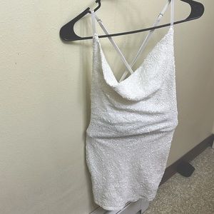 sequent white Hera Collection dress